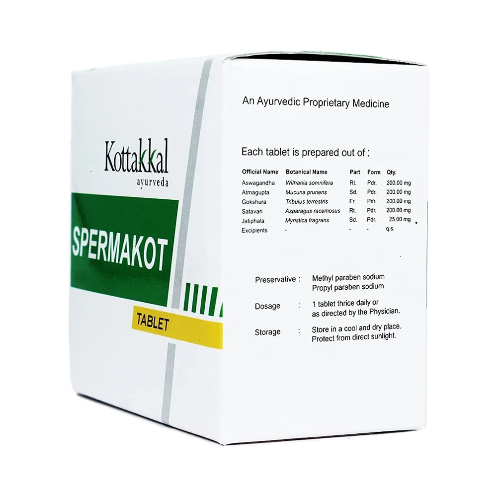 Kottakkal Arya Vaidyasala Spermakot Tablet, 100 Tablets-2.webp